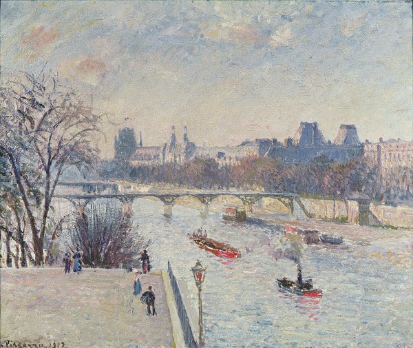 Camille Pissarro, The Louvre, 1902 (oil on canvas)