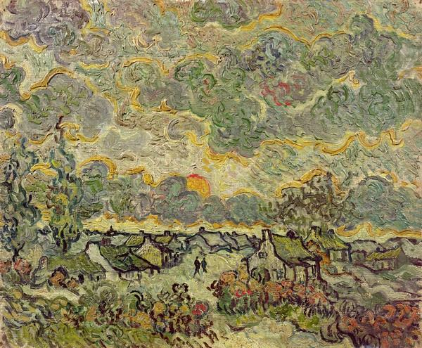 Vincent van Gogh, Autumn landscape, 1890 (oil on canvas)