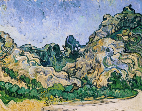 Vincent van Gogh, The Alpilles, 1889 (oil on canvas)