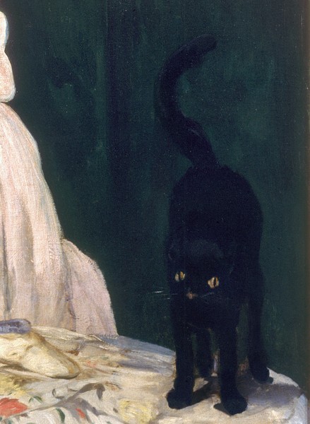 Edouard Manet, Olympia, 1863 (oil on canvas) (detail of 64183)
