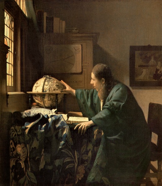 Jan Vermeer, The Astronomer, 1668 (oil on canvas)