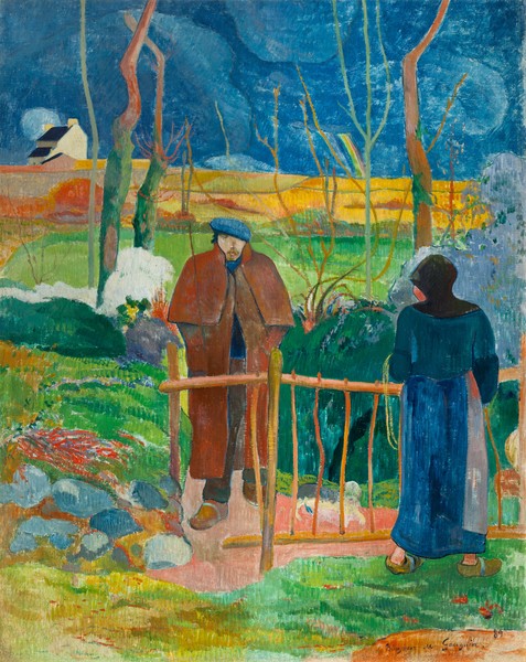 Paul Gauguin, Bonjour, Monsieur Gauguin, 1889 (oil on canvas)
