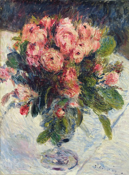 Pierre-Auguste Renoir, Moss-Roses, c.1890 (oil on canvas)