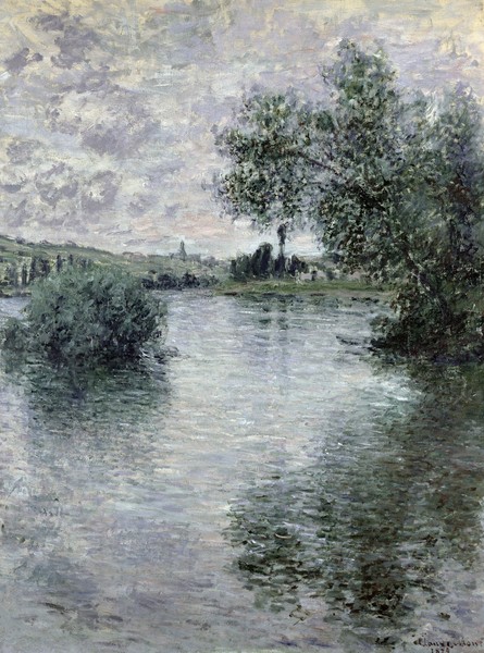 Claude Monet, The Seine at Vetheuil, 1879 (oil on canvas)