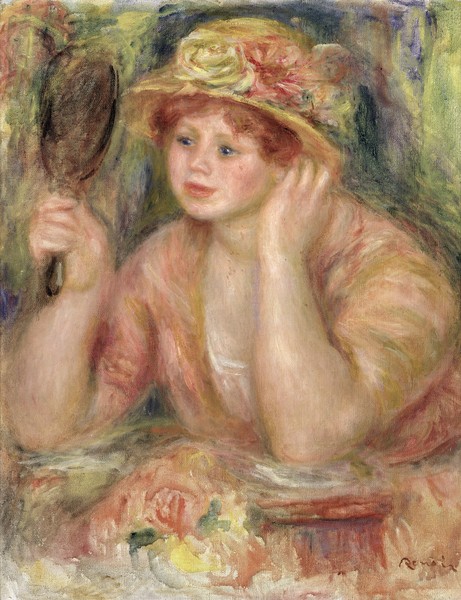 Pierre-Auguste Renoir, Woman with a Mirror, c.1915 (oil on canvas)