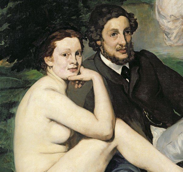 Edouard Manet, Dejeuner sur l'Herbe, 1863 (oil on canvas) (detail of 2310)