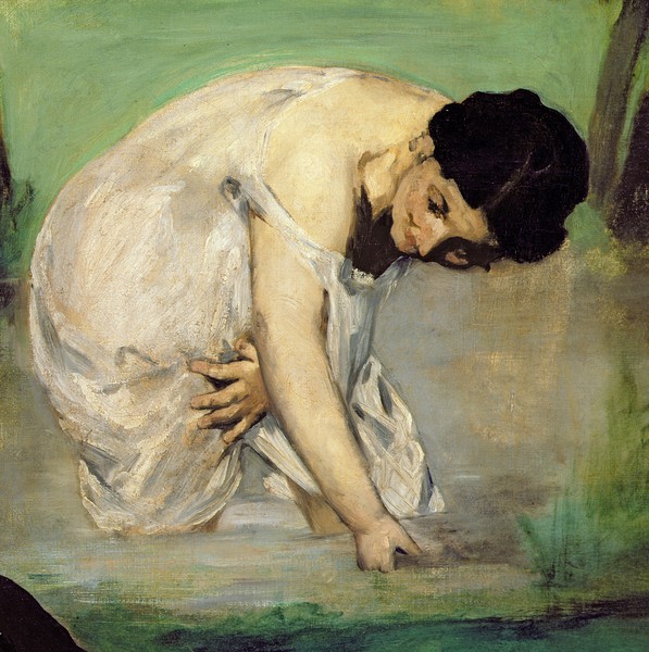 Edouard Manet, Dejeuner sur l'Herbe, 1863 (oil on canvas) (detail of 2310)