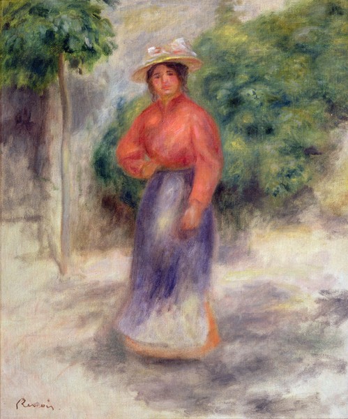 Pierre-Auguste Renoir, Gabrielle in the garden, c.1905 ? (oil on canvas)