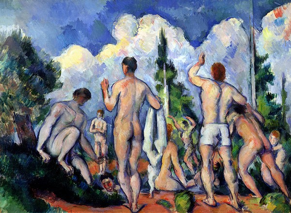 Paul Cézanne, The Bathers, c.1890-92 (oil on canvas)