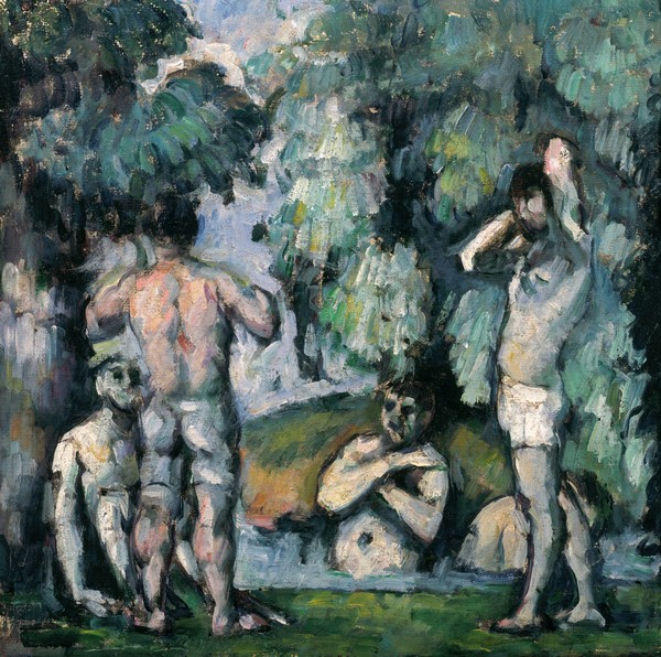 Paul Cézanne, The Five Bathers, c.1875-77 (oil on canvas)