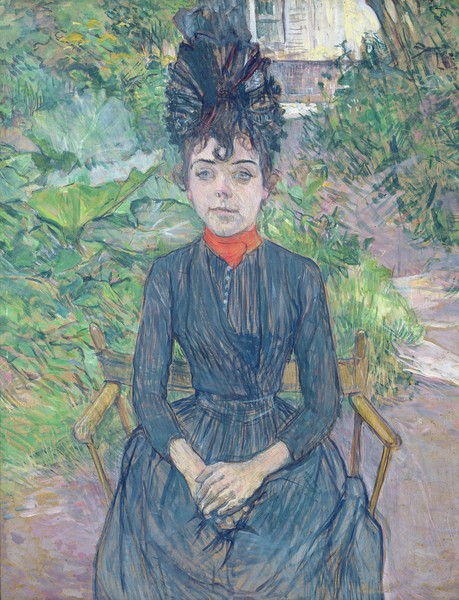 Henri de Toulouse-Lautrec, Justine Dieuhl, c.1891 (oil on card)