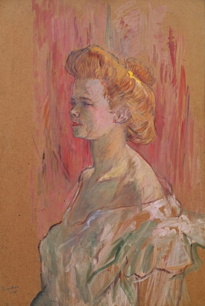 Henri de Toulouse-Lautrec, The Sphinx, 1898 (oil on cardboard)