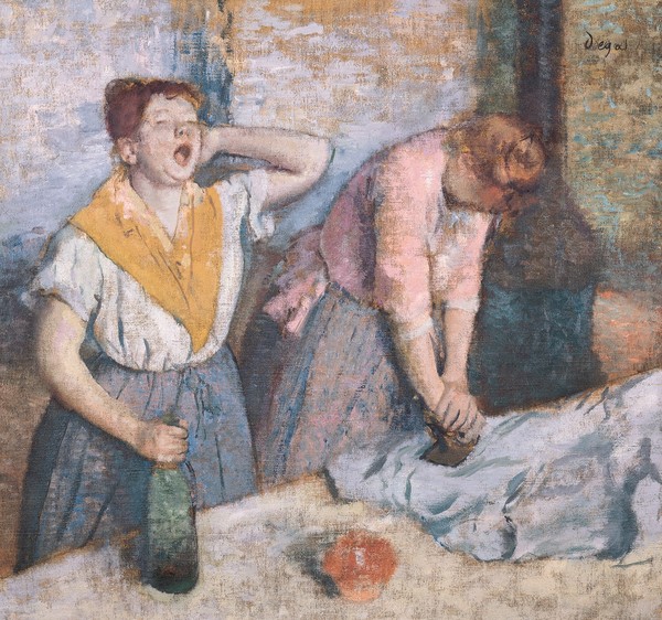 Edgar Degas, The Laundresses, c.1884 (oil on canvas)