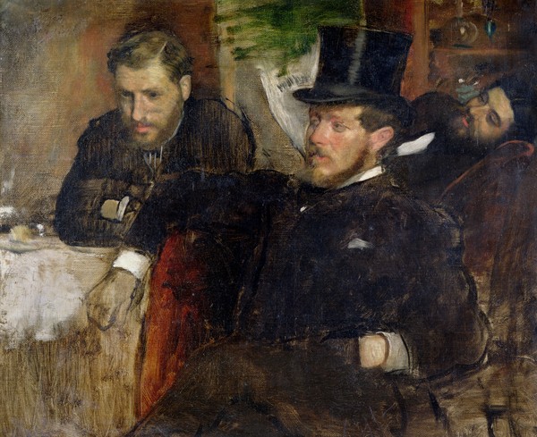 Edgar Degas, Jeantaud, Linet and Laine, 1871 (oil on canvas)