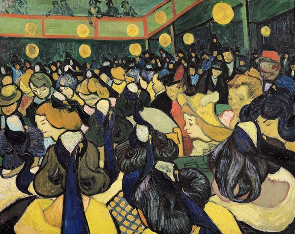 Vincent van Gogh, The Dance Hall at Arles, 1888 (oil on canvas)