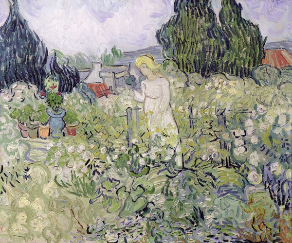 Vincent van Gogh, Mademoiselle Gachet in her garden at Auvers-sur-Oise, 1890 (oil on canvas)