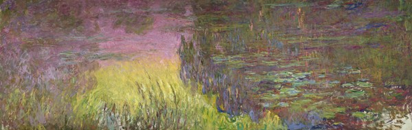 Claude Monet, Waterlilies at Sunset, 1915-26 (oil on canvas)