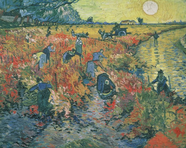 Vincent van Gogh, Red Vineyards at Arles, 1888 (oil on canvas)