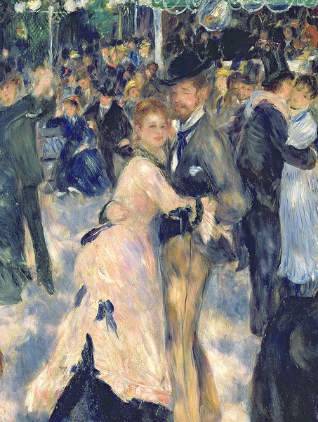 Pierre-Auguste Renoir, Ball at the Moulin de la Galette, 1876 (oil on canvas) (detail of 36481)