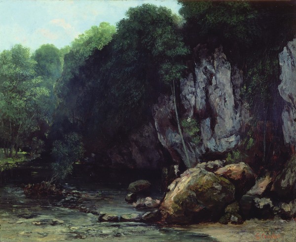 Gustave Courbet, The Stream from the Black Cavern