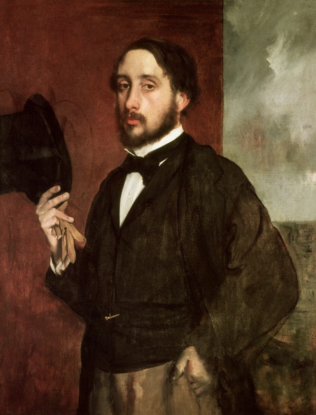 Edgar Degas, Self portrait, c.1862 (oil on canvas)