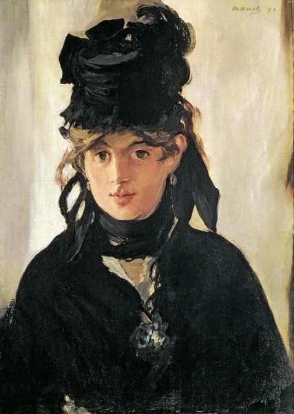Edouard Manet, Berthe Morisot with a Bouquet of Violets, 1872 (oil on canvas)