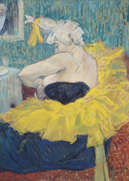 Henri de Toulouse-Lautrec, The Clowness Cha-U-Kao in a Tutu, 1895 (oil on cardboard)