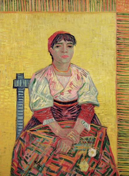 Vincent van Gogh, The Italian: Agostina Segatori, 1887 (oil on canvas)