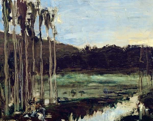 Gustave Moreau, The Environs of Etampes (oil on canvas)