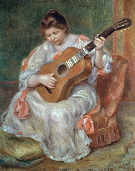 Pierre-Auguste Renoir, The Guitar Player, 1897 (oil on canvas)