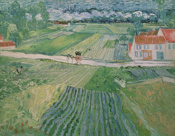 Vincent van Gogh, Landscape at Auvers after the Rain, 1890 (oil on canvas)