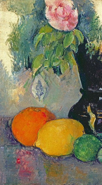 Paul Cézanne, Flowers and fruits, c.1880 (oil on canvas) (see also 287552)