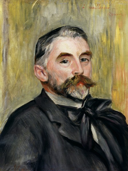 Pierre-Auguste Renoir, Portrait of Stephane Mallarme (1842-98) 1892 (oil on canvas)