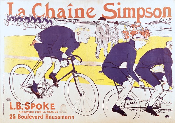 Henri de Toulouse-Lautrec, The Simpson Chain, 1896 (colour litho)