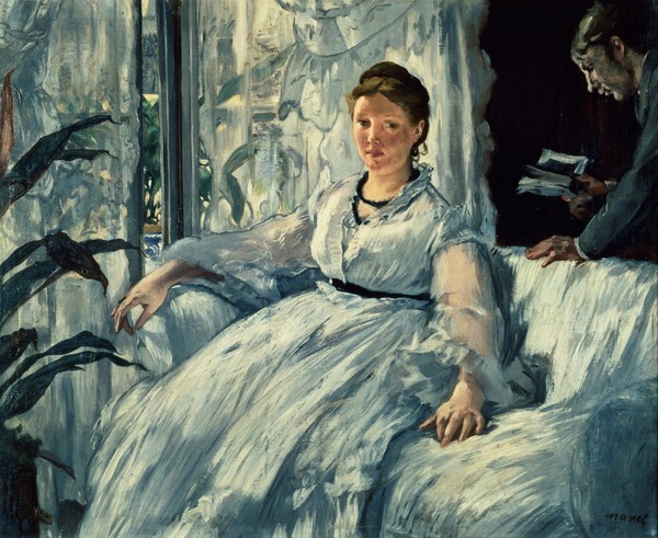 Edouard Manet, Reading, 1865 (oil on canvas)