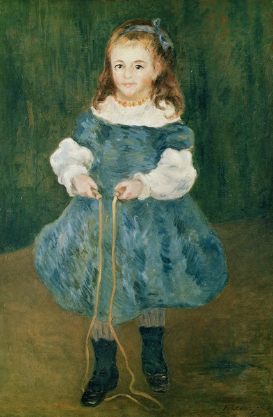 Pierre-Auguste Renoir, Girl with a skipping rope, 1876 (oil on canvas)