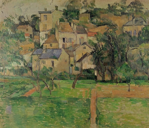 Paul Cézanne, The Hermitage at Pontoise, 1884 (oil on canvas)