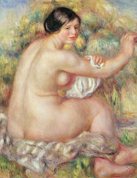 Pierre-Auguste Renoir, Large Seated Nude, 1912 (oil on canvas)