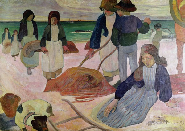 Paul Gauguin, Seaweed Gatherers, 1889 (oil on canvas)