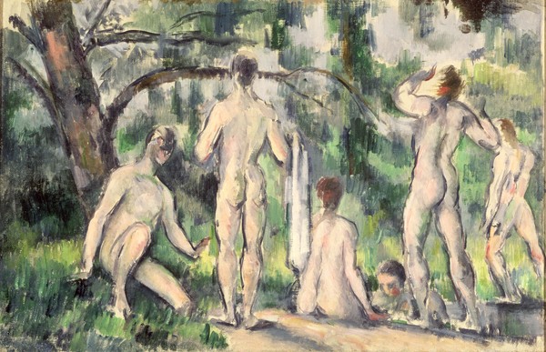 Paul Cézanne, Study of Bathers, c.1895-98 (oil on canvas)