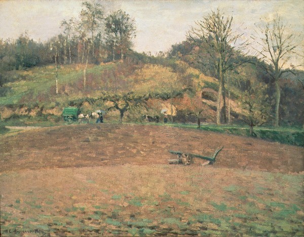 Camille Pissarro, Ploughland, 1874