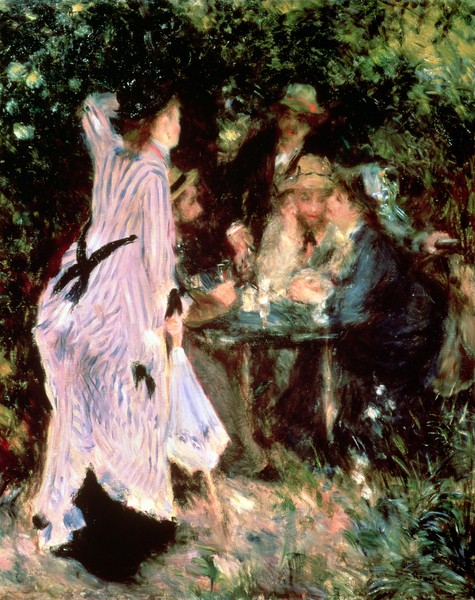 Pierre-Auguste Renoir, In the Garden, or Under the Trees of the Moulin de la Galette, 1875 (oil on canvas)