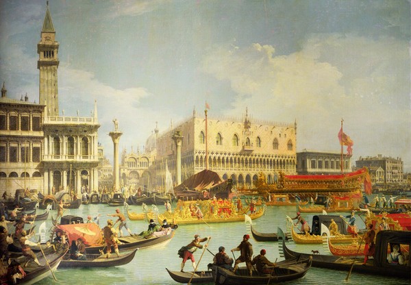 Canaletto, The Betrothal of the Venetian Doge to the Adriatic Sea, c.1739-30 (oil on canvas)