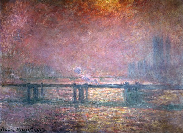 Claude Monet, The Thames at Charing Cross, 1903 (oil on canvas)