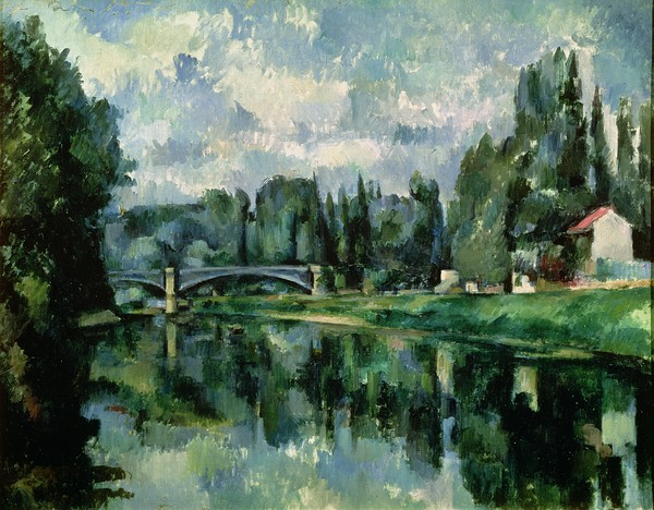 Paul Cézanne, The Banks of the Marne at Creteil, c.1888 (oil on canvas)