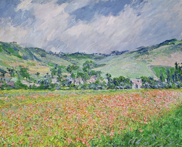 Claude Monet, The Poppy Field near Giverny, 1885 (oil on canvas)