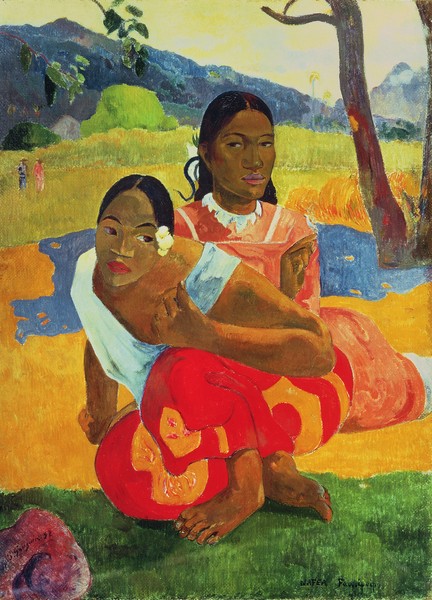 Paul Gauguin, Nafea Faaipoipo (When are you Getting Married?), 1892 (oil on canvas)