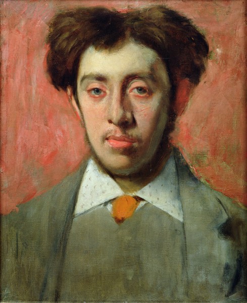 Edgar Degas, Portrait of Albert Melida (oil on canvas)