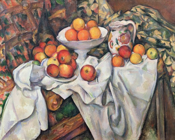 Paul Cézanne, Apples and Oranges, 1895-1900 (oil on canvas)