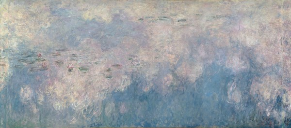 Claude Monet, The Waterlilies - The Clouds (central section) 1915-26 (oil on canvas) (see also 64184 & 64186)